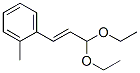Benzene, 1-(3,3-diethoxy-1-propenyl)-2-methyl- (9CI) Structure