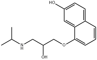 7-羟基普萘洛尔, 81907-81-5, 结构式