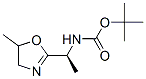 Carbamic acid, [(1S)-1-(4,5-dihydro-5-methyl-2-oxazolyl)ethyl]-, 1,1-dimethylethyl ester (9CI) Struktur