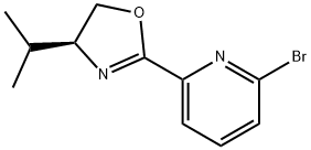 (4S)-2-bromo-6-(4-isopropyl-4,5-dihydro-oxazol-2-yl)pyridine Structure