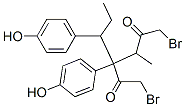 bis(bromoacetyl)hexestrol Structure