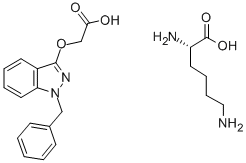 L- 라이신, 2 - [[1- (페닐 메틸) -1H- 인다 졸 -3- 일] 옥시] 아세트산 (1 : 1)