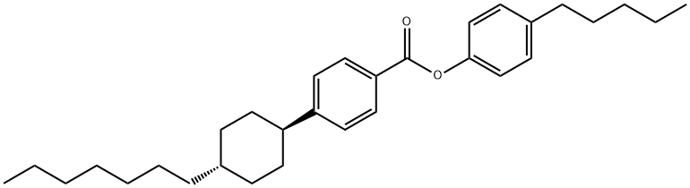 庚基环己基苯甲酸对戊基苯酚酯, 81929-47-7, 结构式