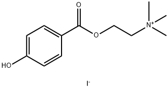 P-HYDROXYBENZOYLCHOLINE IODIDE Struktur