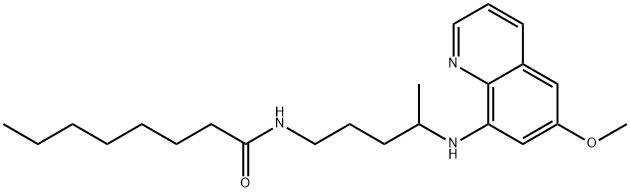 octanoylprimaquine 结构式