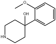 4-(2-METHOXY-PHENYL)-PIPERIDIN-4-OL Struktur