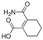 2-Carbamoyl-1-cyclohexene-1-carboxylic acid Struktur