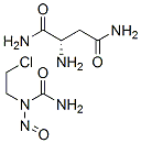 N-chloroethylnitrosourea asparaginamide Struktur