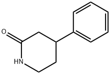 4-苯基哌啶-2-酮, 81976-73-0, 结构式