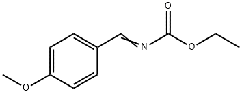 ethyl [(4-methoxyphenyl)methylene]-carbamate Struktur