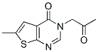 Thieno[2,3-d]pyrimidin-4(3H)-one, 6-methyl-3-(2-oxopropyl)- (9CI)|