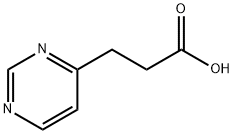 3-PYRIMIDIN-4-YL-PROPIONIC ACID Struktur