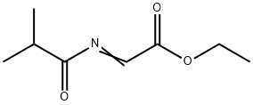Acetic  acid,  [(2-methyl-1-oxopropyl)imino]-,  ethyl  ester  (9CI) Structure