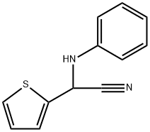 PHENYLAMINO-THIOPHEN-2-YL-ACETONITRILE 结构式