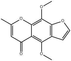 4,9-Dimethoxy-7-methyl-5H-furo-(3,2-g)(1)benzo-pyran-5-on