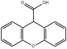 XANTHENE-9-CARBOXYLIC ACID Structure