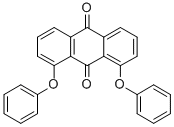 1,8-ジフェノキシ-9,10-アントラキノン 化学構造式