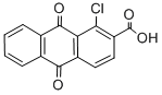 1-chloro-9,10-dioxo-9,10-dihydroanthracene-2-carboxylicacid Struktur