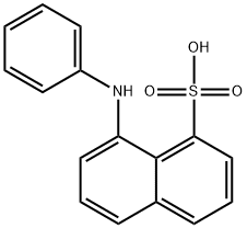 8-Anilino-1-naphthalenesulfonic acid  Structure