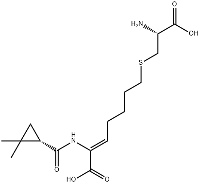 シラスタチン 化学構造式