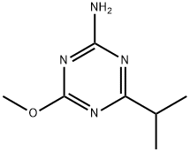 2-AMINO-4-ISOPROPYLAMINO-6-METHOXY-1,3,5-TRIAZINE Structure