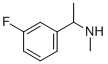 (RS)-N-[1-(3-氟苯基)乙基]甲胺 结构式