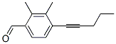 벤즈알데히드,2,3-디메틸-4-(1-펜티닐)-(9CI)