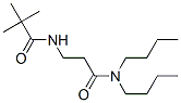 N-[2-(dibutylcarbamoyl)ethyl]-2,2-dimethyl-propanamide Struktur