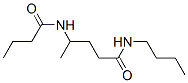 4-(butanoylamino)-N-butyl-pentanamide 化学構造式
