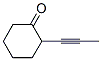 Cyclohexanone, 2-(1-propynyl)- (9CI) Structure