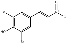 2,6-dibromo-4-(2-nitroethenyl)phenol Struktur
