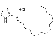 Heptadecenyl imidazolinium chloride Structure