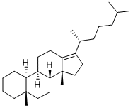20R 13(17)-DIACHOLESTENE 化学構造式