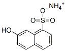 7-ヒドロキシ-1-ナフタレンスルホン酸アンモニウム 化学構造式
