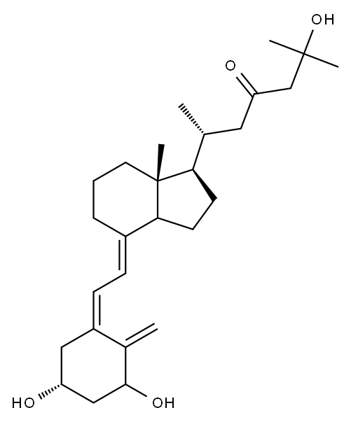 1,25-dihydroxy-23-oxo-vitamin D3 Structure