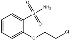 2-(2-クロロエトキシ)ベンゼンスルホンアミド 化学構造式