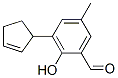 Benzaldehyde, 3-(2-cyclopenten-1-yl)-2-hydroxy-5-methyl- (9CI) Structure