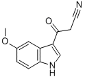 3-(5-METHOXY-1H-INDOL-3-YL)-3-OXOPROPANENITRILE Structure