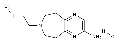 4-ethyl-4,8,11-triazabicyclo[5.4.0]undeca-7,9,11-trien-10-amine dihydr ochloride Structure