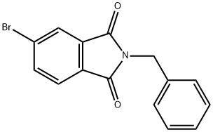 2-BENZYL-5-BROMOISOINDOLINE-1,3-DIONE 结构式