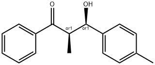 3-HYDROXY-2-METHYL-1-PHENYL-3-P-TOLYL-PROPAN-1-ONE Struktur