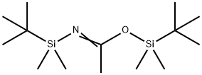 Ｎ，O-ビス(tert-ブチルジメチルシリル)アセトアミド 化学構造式