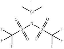 N-(TRIMETHYLSILYL)BIS(TRIFLUOROMETHANESULFONYL)IMIDE Struktur