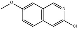 3-CHLORO-7-METHOXYISOQUINOLINE Structure