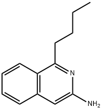 1-丁基-异喹啉-3-胺,82117-28-0,结构式