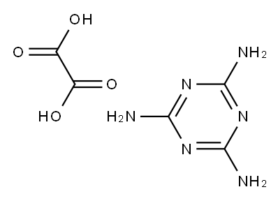 1,3,5-トリアジン-2,4,6-トリアミン/シュウ酸,(1:x) 化学構造式