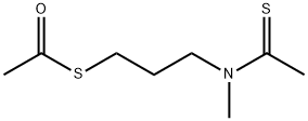 Ethanethioic  acid,  S-[3-[methyl(1-thioxoethyl)amino]propyl]  ester Structure