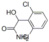 Benzeneacetamide,  2,6-dichloro--alpha--hydroxy-,82128-24-3,结构式