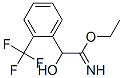 Benzeneethanimidic  acid,  -alpha--hydroxy-2-(trifluoromethyl)-,  ethyl  ester  (9CI) Structure
