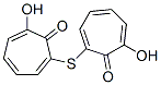 2,2'-Thiobis(7-hydroxy-2,4,6-cycloheptatrien-1-one) Structure